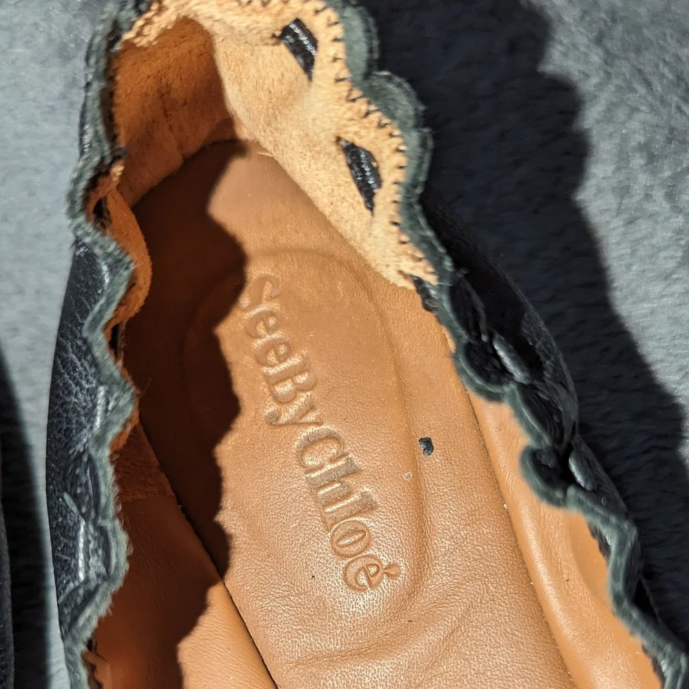 SEE BY CHLOÉ Jane Ballerina Flats - Picture 2 of 8